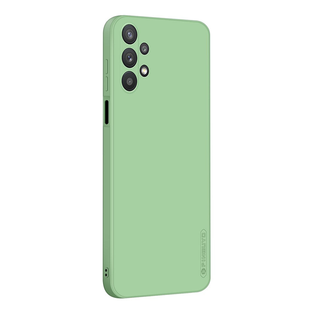 PINWUYO Precise Cut-Out Scratch-Resistant Soft Silicone Cell Phone Cover Case for Samsung Galaxy A32 5G / M32 5G - Green