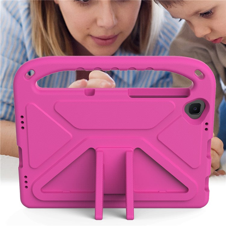 Handle Kickstand Design Tablet Protection EVA Case Cover for Samsung Galaxy Tab A 10.1 (2019) SM-T510/T515 - Rose