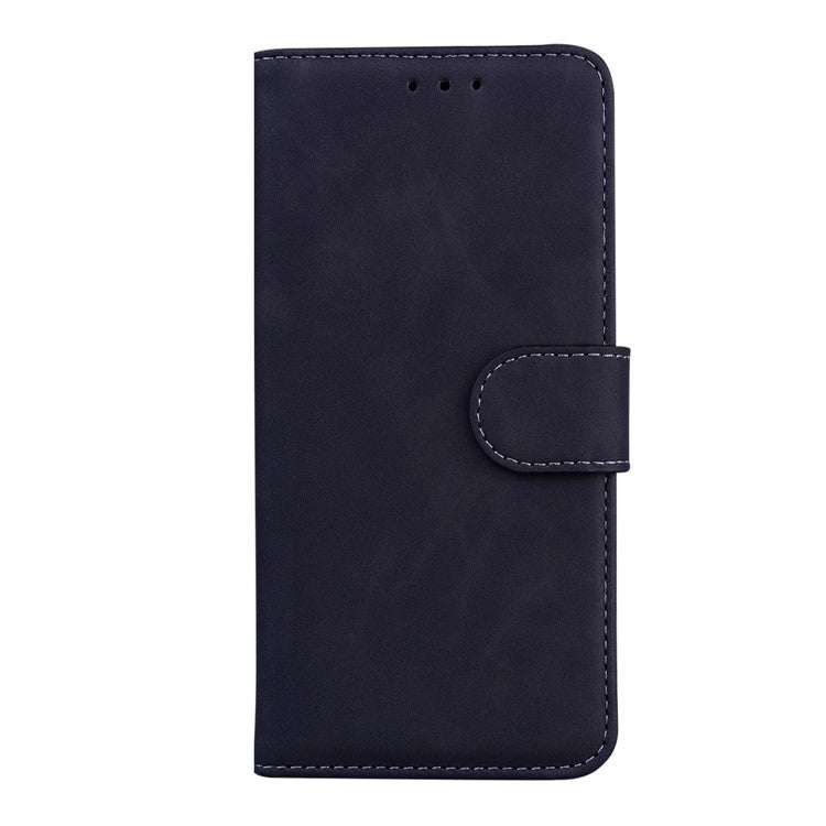 TPU + PU Leather Scratch Resistant Protective Phone Case Cover with Stand and Wallet for Samsung Galaxy M32 (Global Version) - Black
