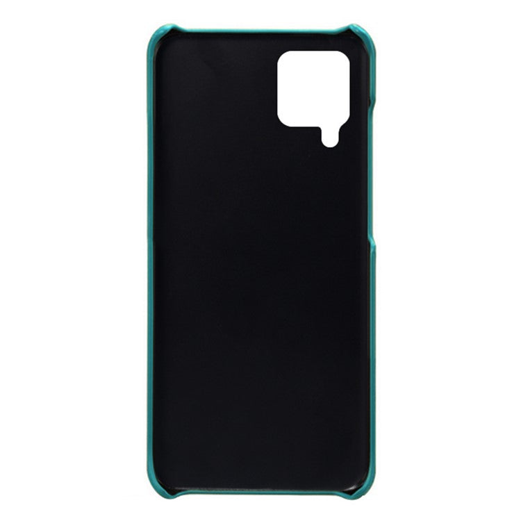 KSQ Two Card Slots Design Durable PU Leather Coated PC Phone Case Phone Cover for Samsung Galaxy F22 / M22 4G / M32 4G (Global Version) - Green