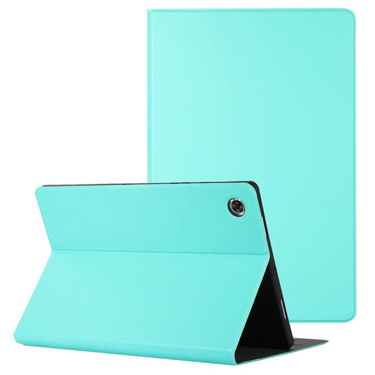 For Samsung Galaxy Tab A8 10.5 (2021) / A8 10.5 (2022) Anti-fall Folio Flip PU Leather Tablet Protective Case Cover with Stand - Light Green