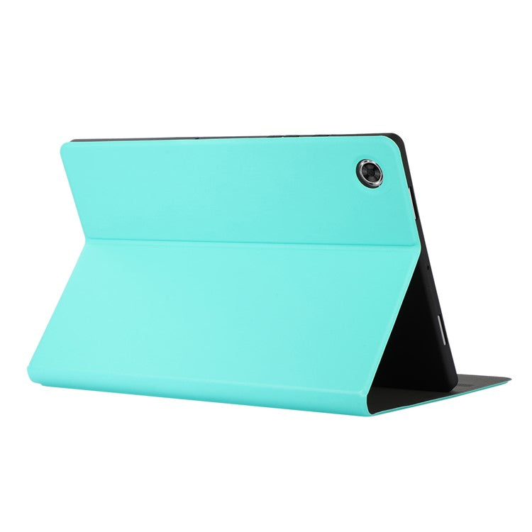 For Samsung Galaxy Tab A8 10.5 (2021) / A8 10.5 (2022) Anti-fall Folio Flip PU Leather Tablet Protective Case Cover with Stand - Light Green
