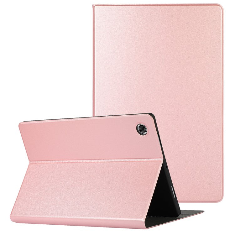 For Samsung Galaxy Tab A8 10.5 (2021) / A8 10.5 (2022) Anti-fall Folio Flip PU Leather Tablet Protective Case Cover with Stand - Rose Gold