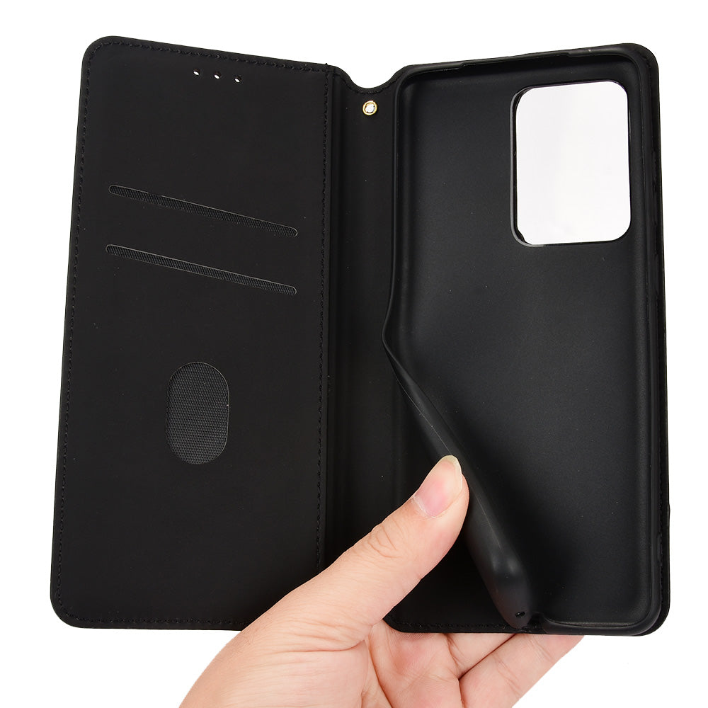 Leather Wallet Case for Samsung Galaxy S20 Ultra, Stand Feature Imprinted Rhombus Magnetic Absorption Flip Protective Cover - Silver