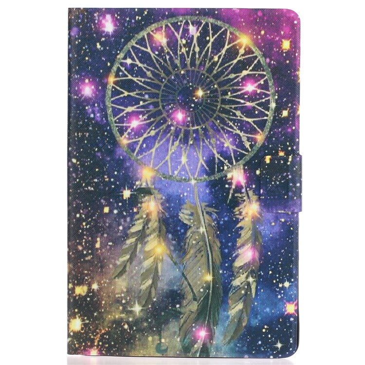 For Samsung Galaxy Tab A8 10.5 (2021) / A8 10.5 (2022) X205 / X200 Pattern Printing Tablet Leather Case Stand Card Holder Protective Cover - 2