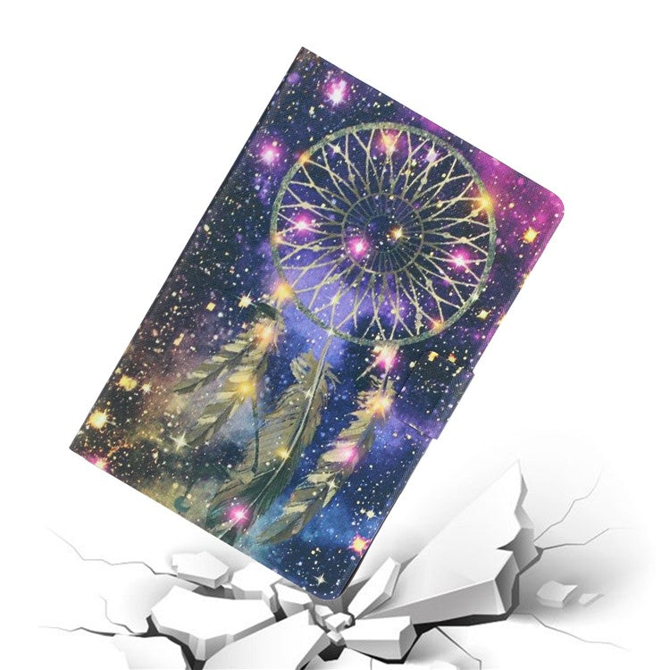 For Samsung Galaxy Tab A8 10.5 (2021) / A8 10.5 (2022) X205 / X200 Pattern Printing Tablet Leather Case Stand Card Holder Protective Cover - 2