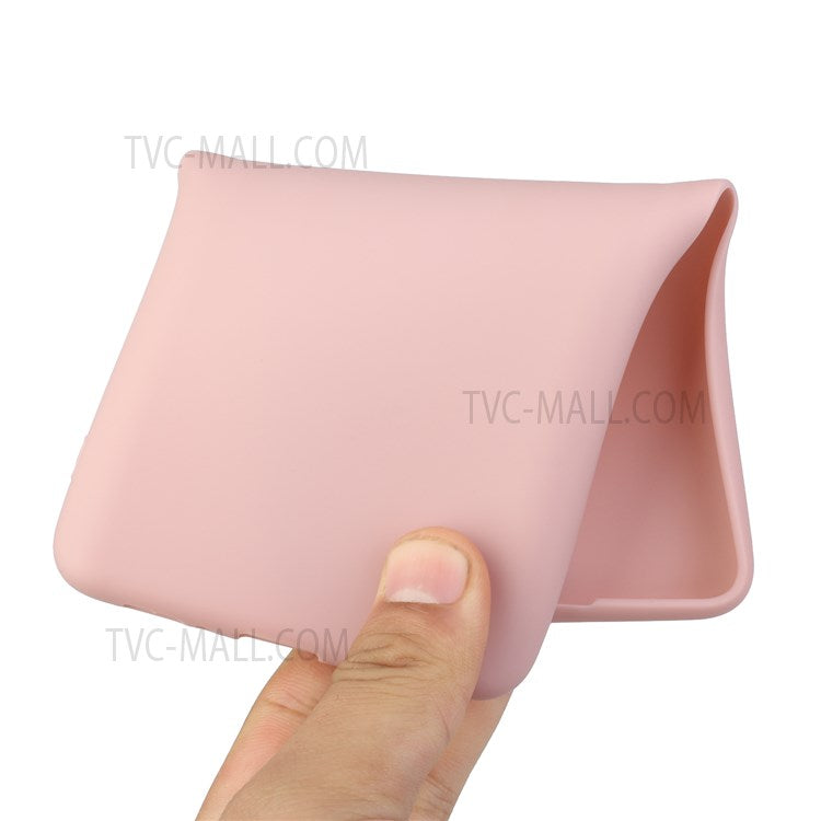 For Samsung Galaxy S22 5G Soft TPU Ultra-Thin Phone Back Cover Light Protective Matte Finish Coating Case - Deep Pink