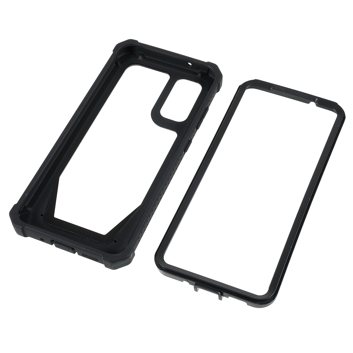 For Samsung Galaxy S20 4G/S20 5G Precise Cutout Shockproof Anti-drop Soft TPU Frame + Acrylic Back Detachable 2-in-1 Mobile Phone Case - Black