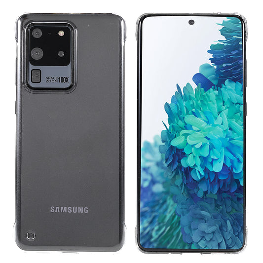 For Samsung Galaxy S20 Ultra Transparent Cell Phone Case Hard PC Lightweight Thin Protective Cover