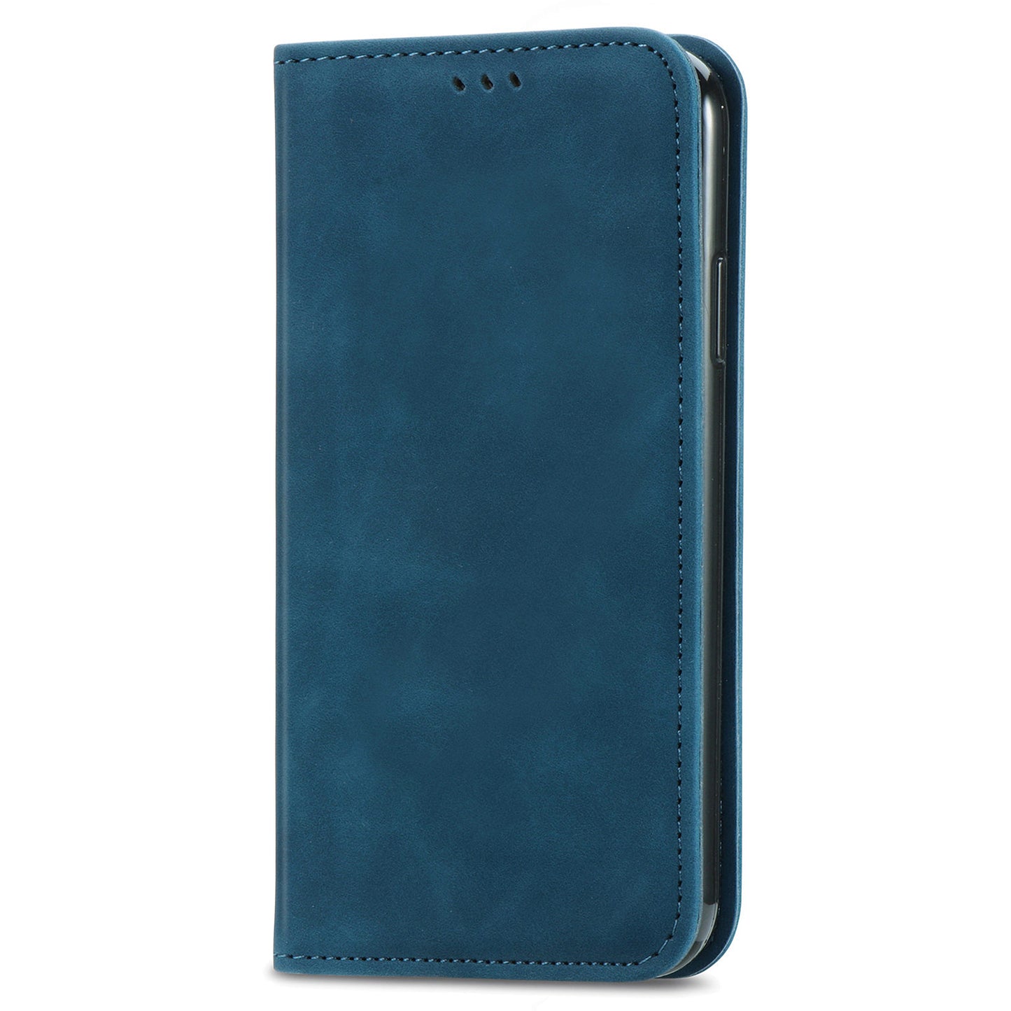 For Samsung Galaxy S20 Plus / S20 Plus 5G PU Leather + TPU Well-protected Retro Skin-touch Feeling Case Card Slots Stand Magnetic Absorption Shell - Blue