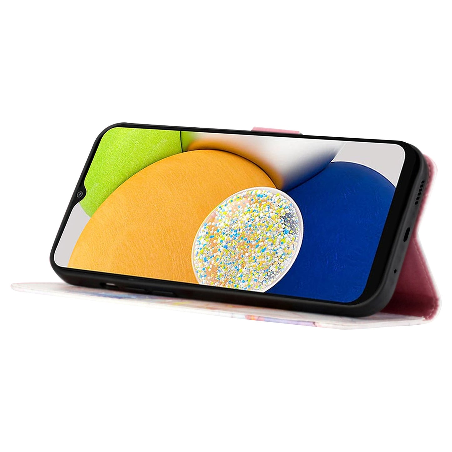 YB Pattern Printing Leather Series-5 for Samsung Galaxy S20 FE 2022/S20 FE 4G/S20 FE 5G/S20 Lite/S20 Fan Edition/S20 Fan Edition 5G Marble Pattern Leather Case Wallet Stand Phone Shell - Milky Way Marble White LS004
