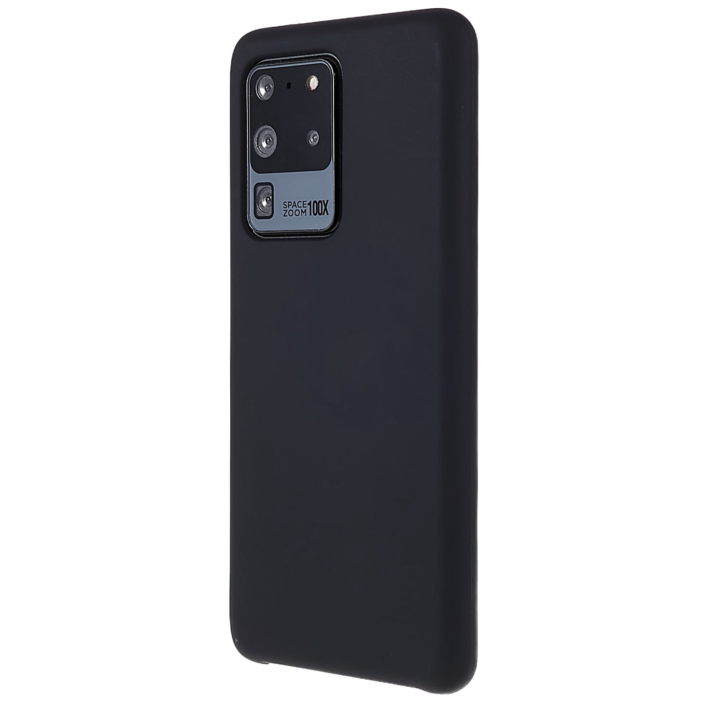 For Samsung Galaxy S20 Ultra Phone Covering Bag Premium Solid State Silicone Phone Case Mobile Phone Protector - Black