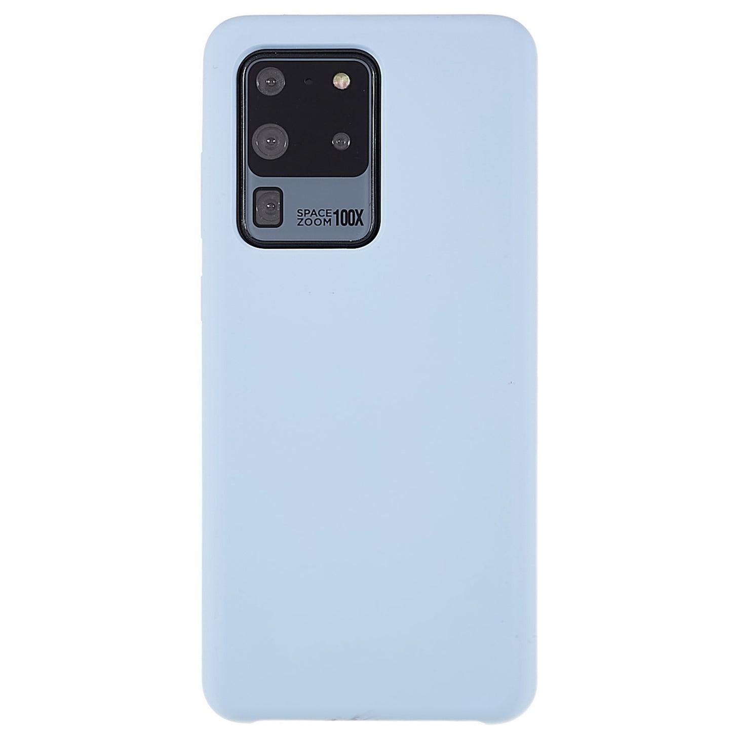 For Samsung Galaxy S20 Ultra Phone Covering Bag Premium Solid State Silicone Phone Case Mobile Phone Protector - Baby Blue