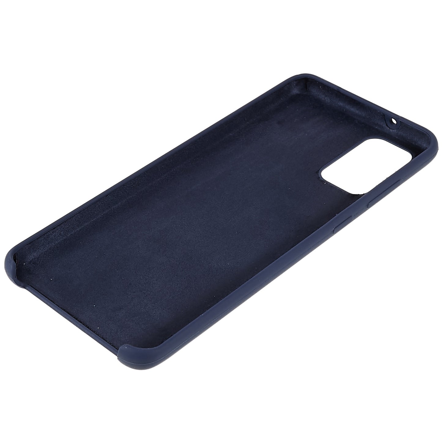 For Samsung Galaxy S20 Plus 5G/4G Phone Bag Case Durable Solid State Silicone Mobile Phone Protector Cover - Dark Blue