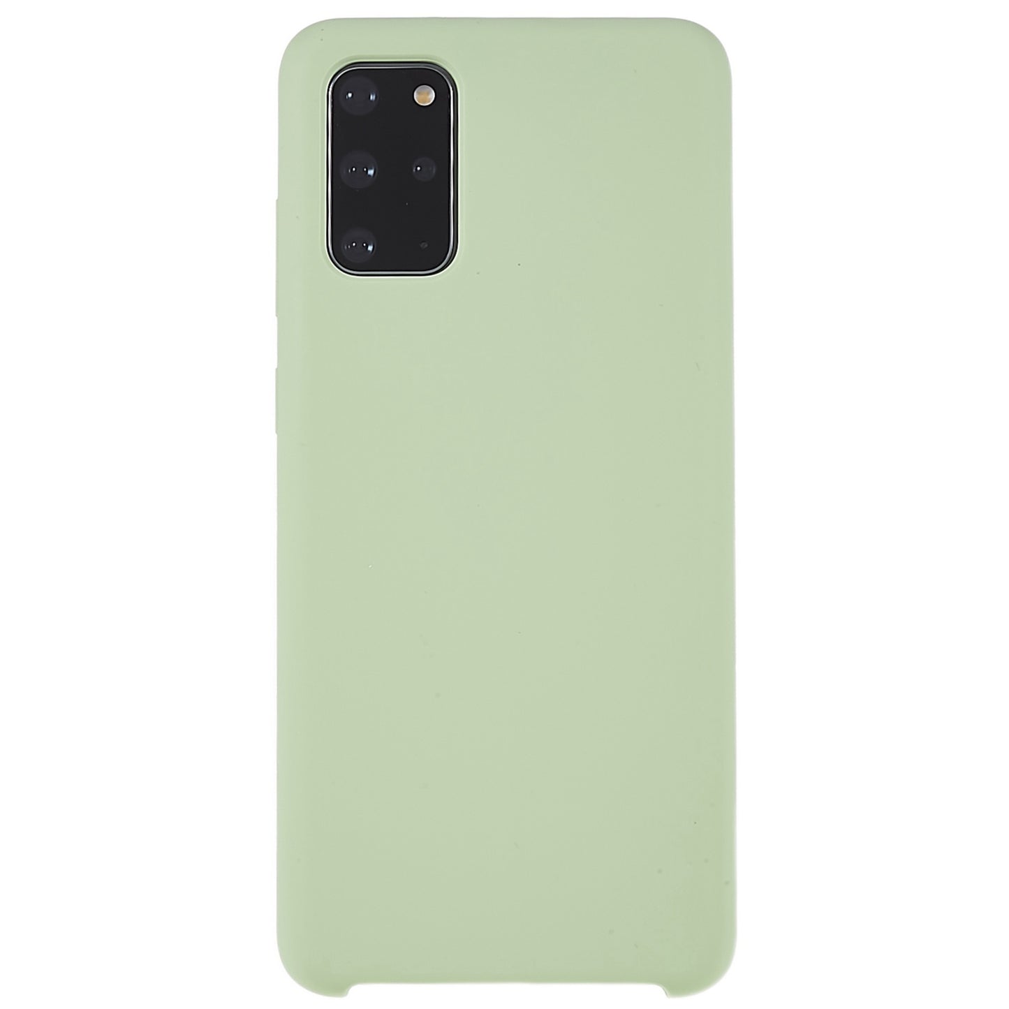 For Samsung Galaxy S20 Plus 5G/4G Phone Bag Case Durable Solid State Silicone Mobile Phone Protector Cover - Green