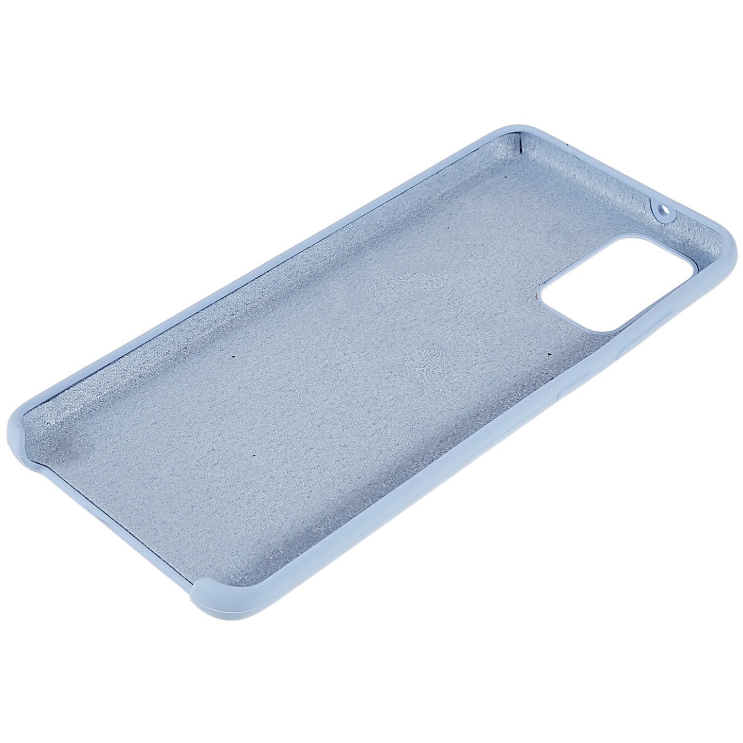 For Samsung Galaxy S20 Plus 5G/4G Phone Bag Case Durable Solid State Silicone Mobile Phone Protector Cover - Baby Blue