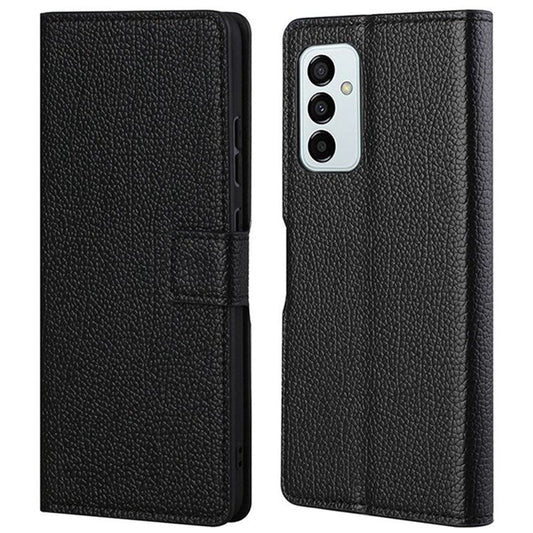 For Samsung Galaxy M23 5G / F23 5G PU Leather Litchi Texture Flip Wallet Case Stand Feature Scratch Resistant Full Protective Phone Cover