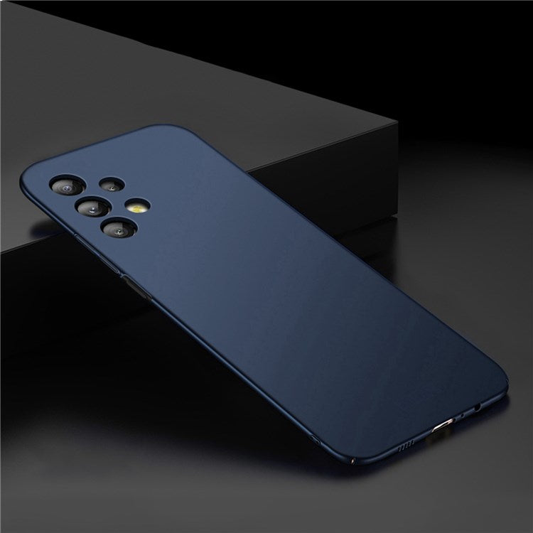 MOFI JK PC Series-1 Shield Phone PC Back Cover for Samsung Galaxy A32 5G/M32 5G, Matte Surface Mobile Phone Protective Case with Strap - Blue