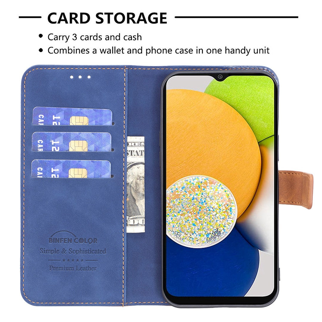 BINFEN COLOR BF Leather Case Series-7 for Samsung Galaxy S20 4G/5G, Wallet Design Style 11 Matte Surface PU Leather Well-protected Case with Stand - Blue
