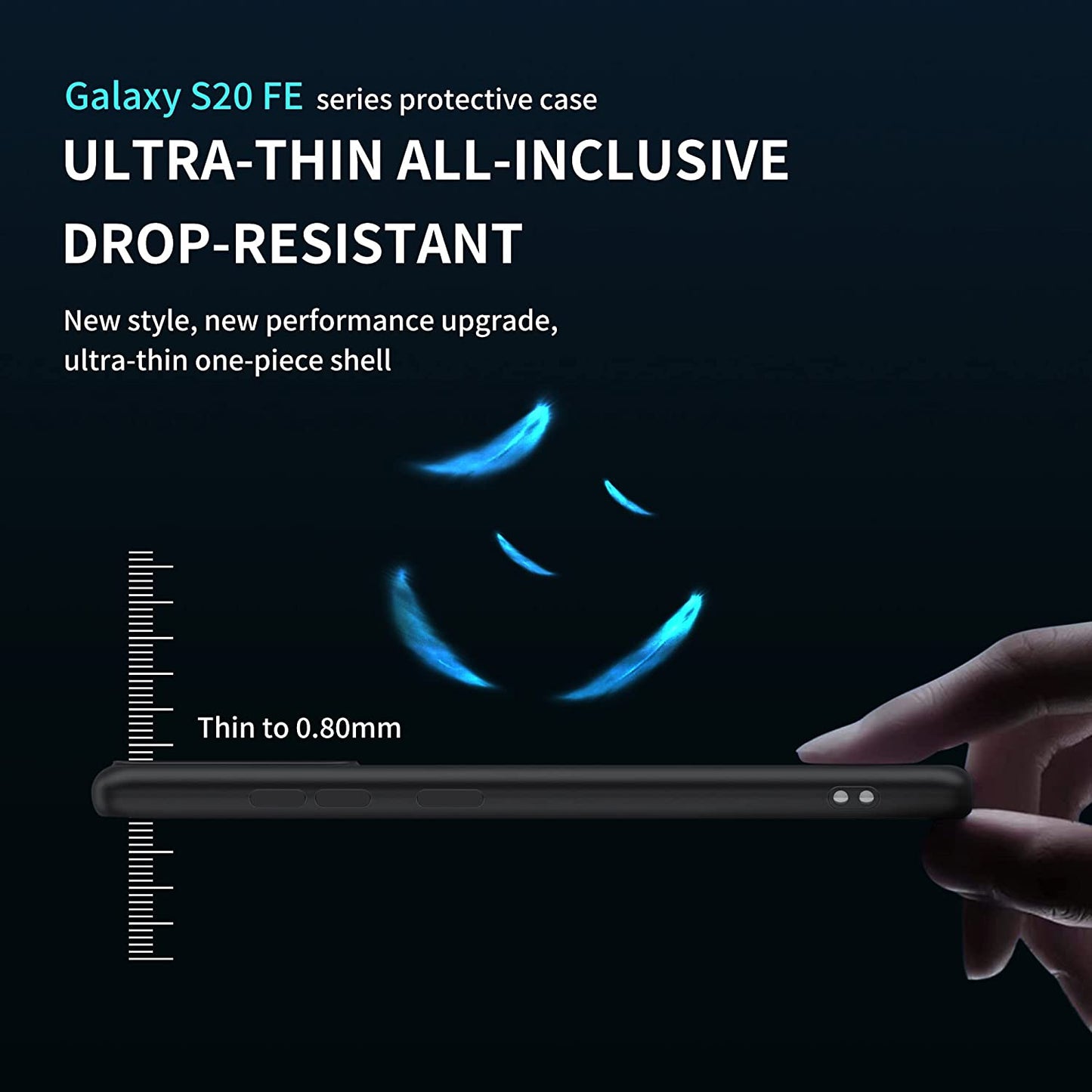 Liquid Series for Samsung Galaxy S20 FE 2022/S20 FE/S20 Fan Edition/S20 FE 5G/S20 Fan Edition 5G/S20 Lite Magnetic Liquid Silicone Case Soft TPU Microfiber Lining Drop Protective Cover