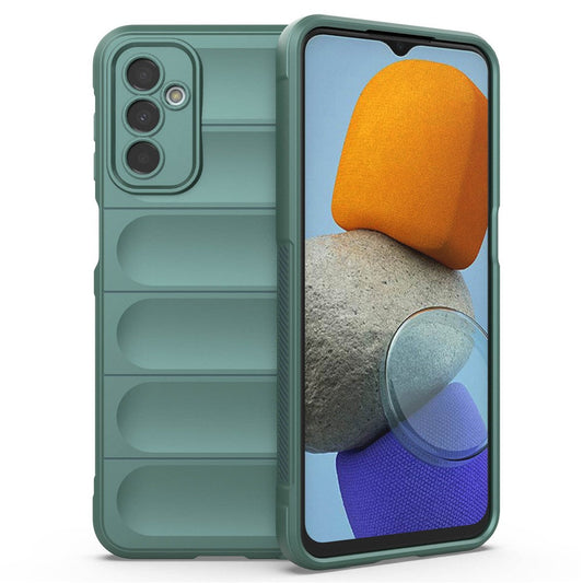 For Samsung Galaxy F23 5G/M23 5G Protective Case Anti-fall Shockproof Back Shell Flexible TPU Phone Cover - Green