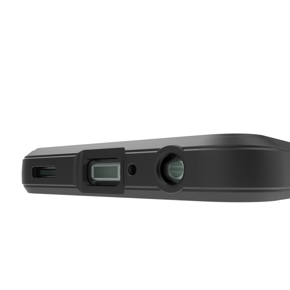 For Samsung Galaxy M33 5G (Global Version) Rugged Soft TPU Back Cover Anti-fall Mobile Phone Case - Dark Grey