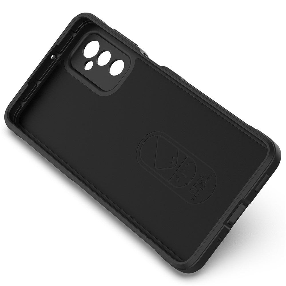 For Samsung Galaxy M52 5G TPU Shockproof Anti-slip Phone Case Precise Cutout Camera Protection Guardian - Dark Grey