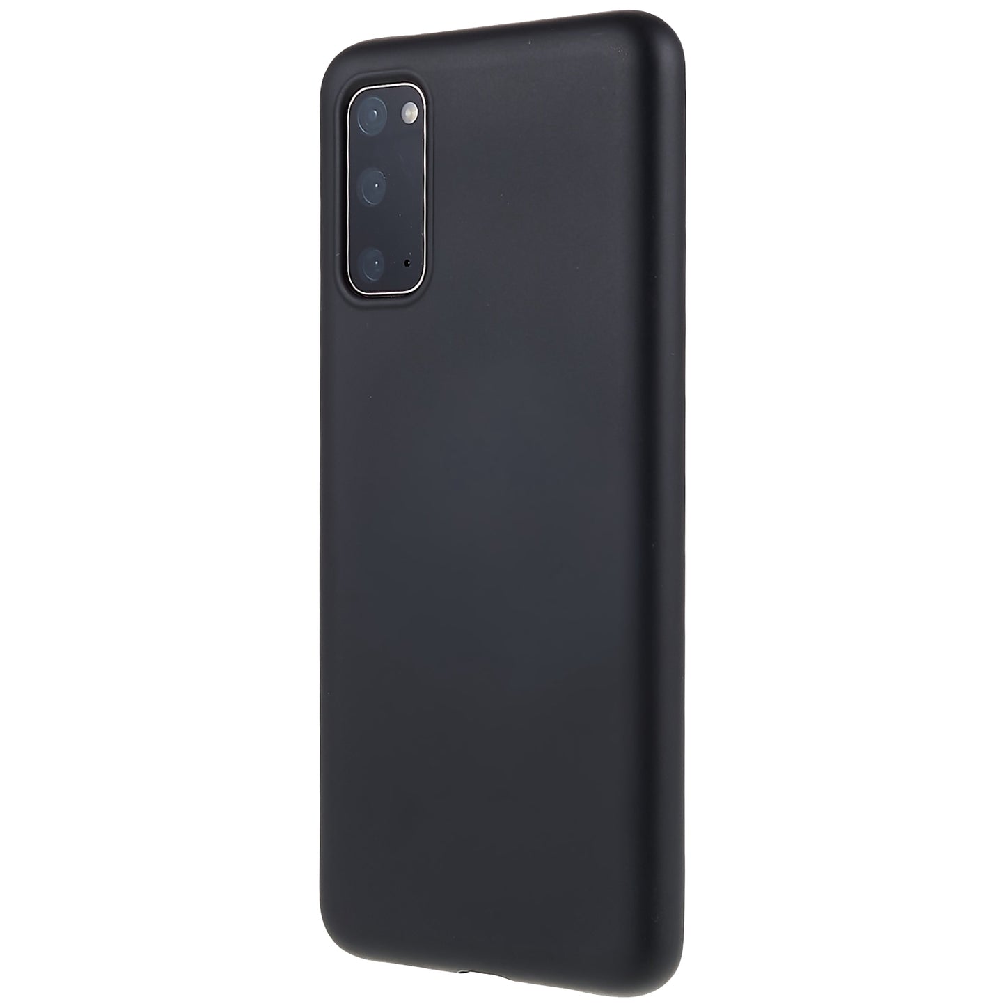 Liquid Series for Samsung Galaxy S20 4G / 5G Magnetic Case Liquid Silicone Soft TPU Scratch Resistant Cover - Black