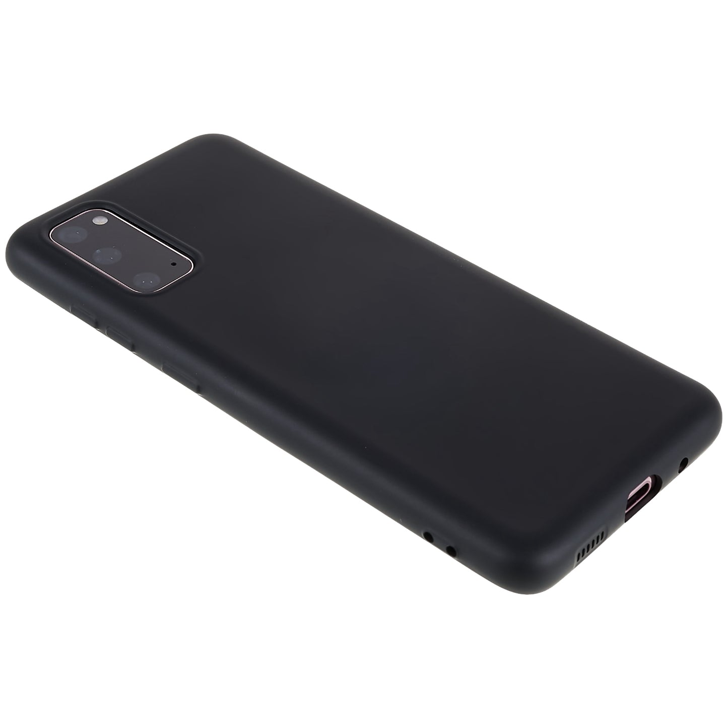 Liquid Series for Samsung Galaxy S20 4G / 5G Magnetic Case Liquid Silicone Soft TPU Scratch Resistant Cover - Black