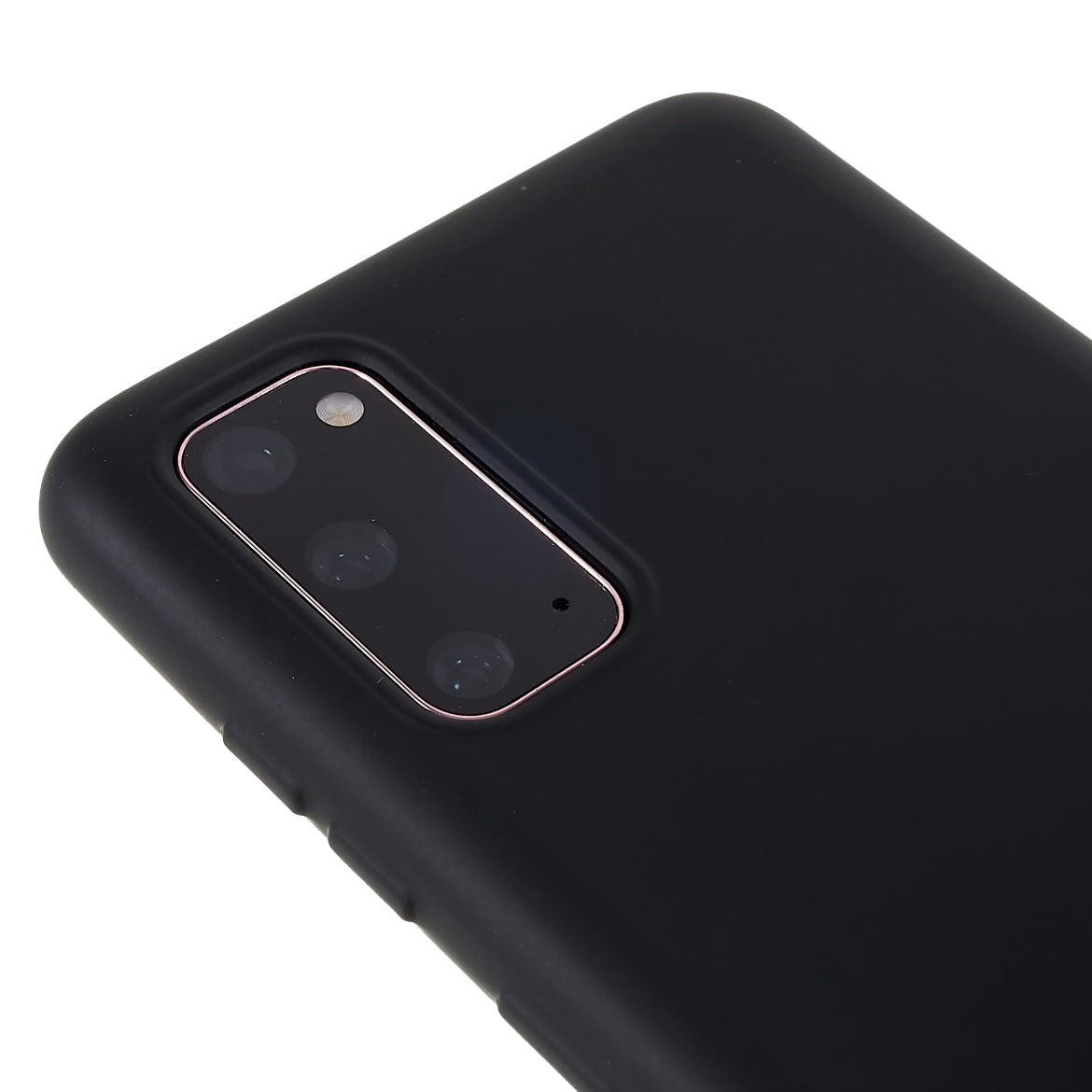 Liquid Series for Samsung Galaxy S20 4G / 5G Magnetic Case Liquid Silicone Soft TPU Scratch Resistant Cover - Black