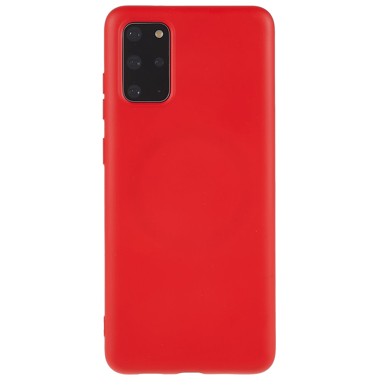 Liquid Series for Samsung Galaxy S20 Plus 4G / 5G Slim Magnetic Phone Cover Liquid Silicone TPU Edge Protective Anti-Scratch Case - Red