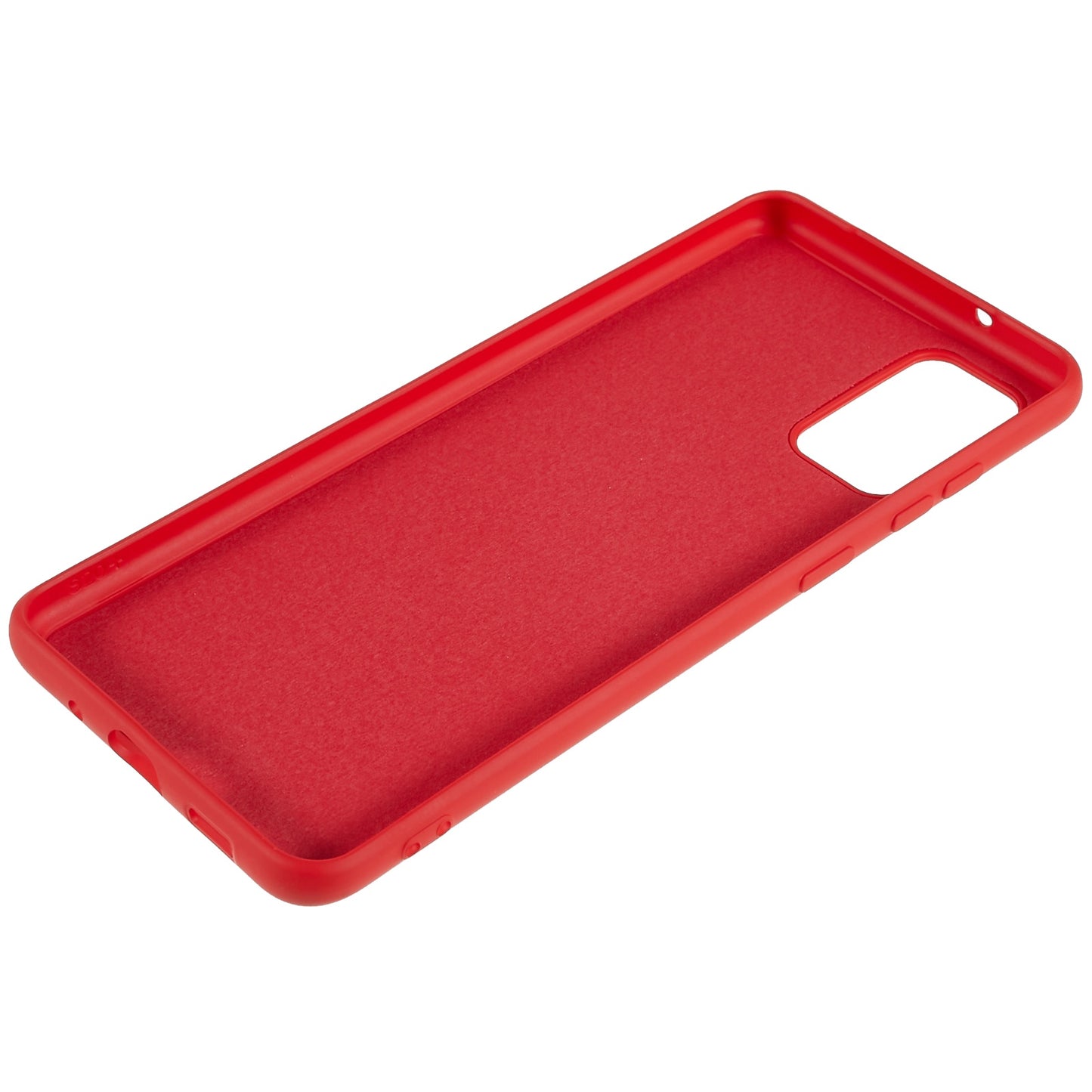 Liquid Series for Samsung Galaxy S20 Plus 4G / 5G Slim Magnetic Phone Cover Liquid Silicone TPU Edge Protective Anti-Scratch Case - Red