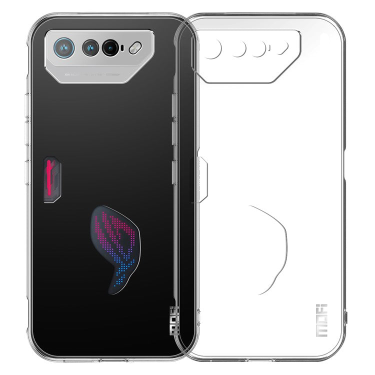 MOFI For Asus ROG Phone 7 5G Transparent Phone Case Drop-proof Flexible TPU Phone Cover