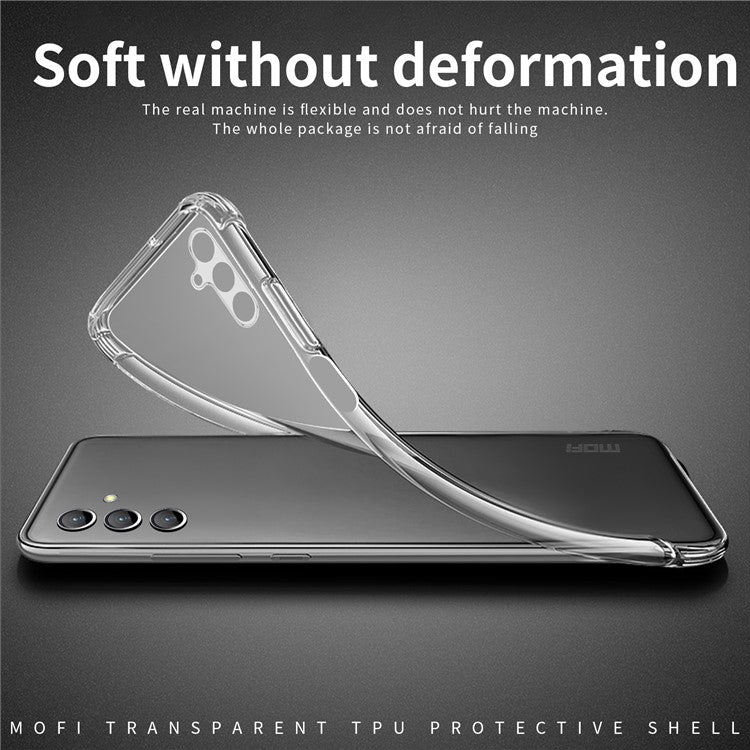 MOFI For Samsung Galaxy M54 5G / F54 5G TPU Phone Case Transparent Anti-scratch Cell Phone Cover