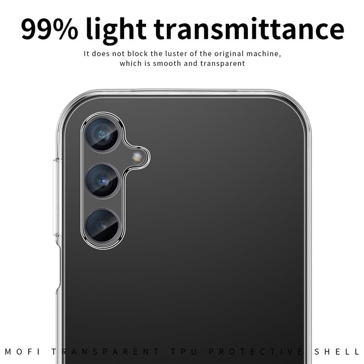 MOFI For Samsung Galaxy M54 5G / F54 5G TPU Phone Case Transparent Anti-scratch Cell Phone Cover