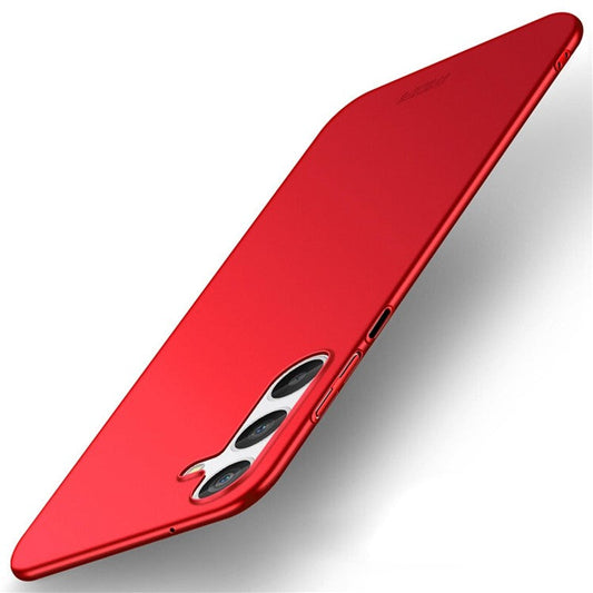 MOFI JK PC Series-1 Shield for Samsung Galaxy A24 4G (162.1 x 77.6 x 8.3mm) Hard PC Phone Case Fingerprint Free Matte Cover - Red