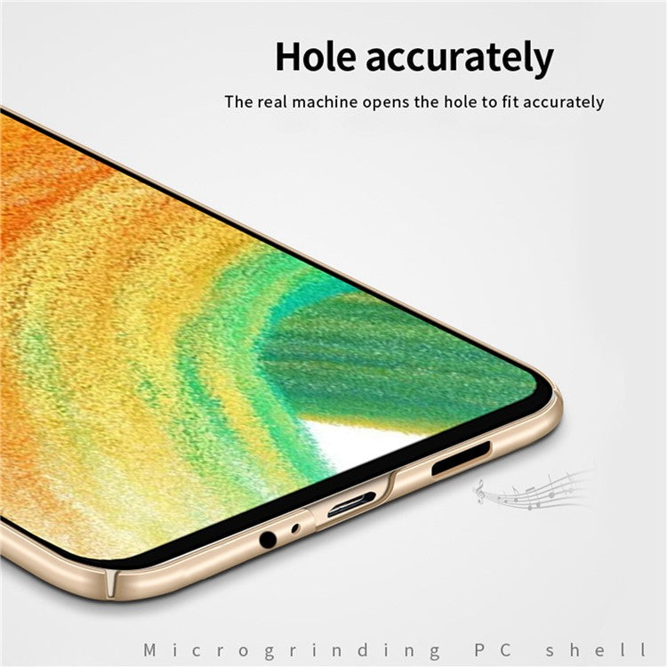 MOFI JK PC Series-1 Shield for Samsung Galaxy A24 4G (162.1 x 77.6 x 8.3mm) Hard PC Phone Case Fingerprint Free Matte Cover - Red