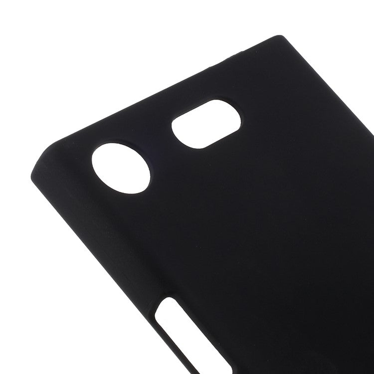 Rubberized PC Hard Shell for Sony Xperia XZ1 Compact - Black