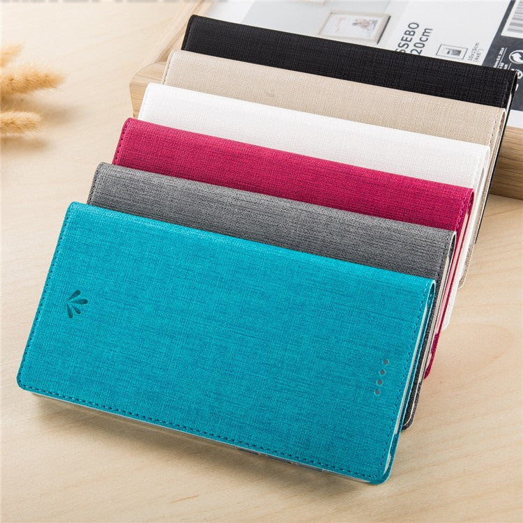 VILI DMX for Sony Xperia XZ1 Leather Stand Card Slot Phone Case - Rose