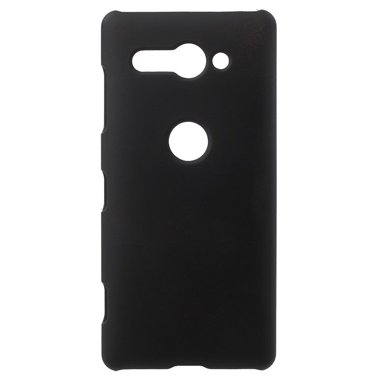Rubberized Hard Plastic Case for Sony Xperia XZ2 Compact - Black