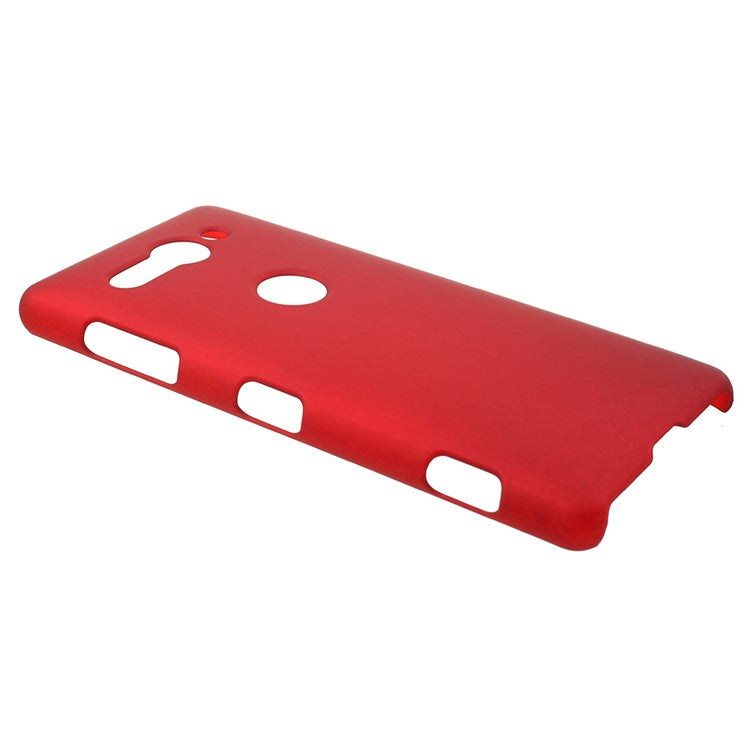 Rubberized Hard Plastic Phone Case for Sony Xperia XZ2 Compact  - Red