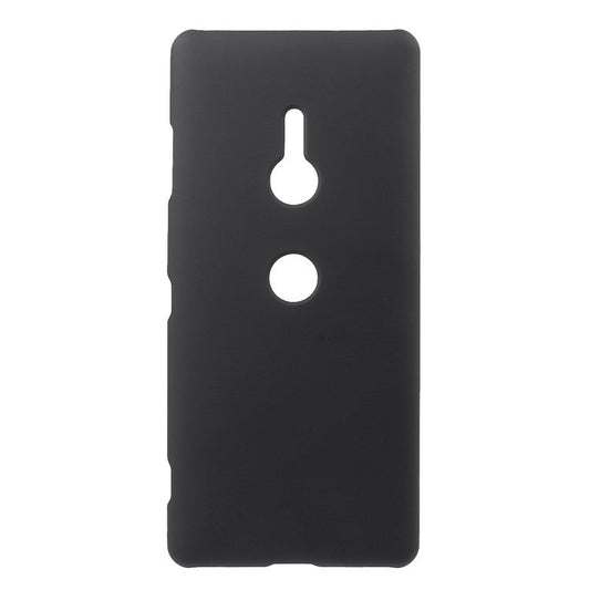 Rubberized Hard PC Case for Sony Xperia XZ3 - Black