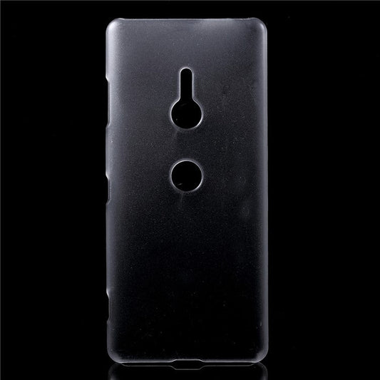 Rubberized Hard Shell Case for Sony Xperia XZ3 - Transparent