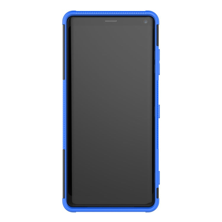 Cool Tyre Hybrid PC + TPU Kickstand Mobile Cover for Sony Xperia XZ3 - Blue