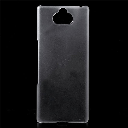 Rubberized Plastic Hard Back Shell for Sony Xperia 10 - Transparent