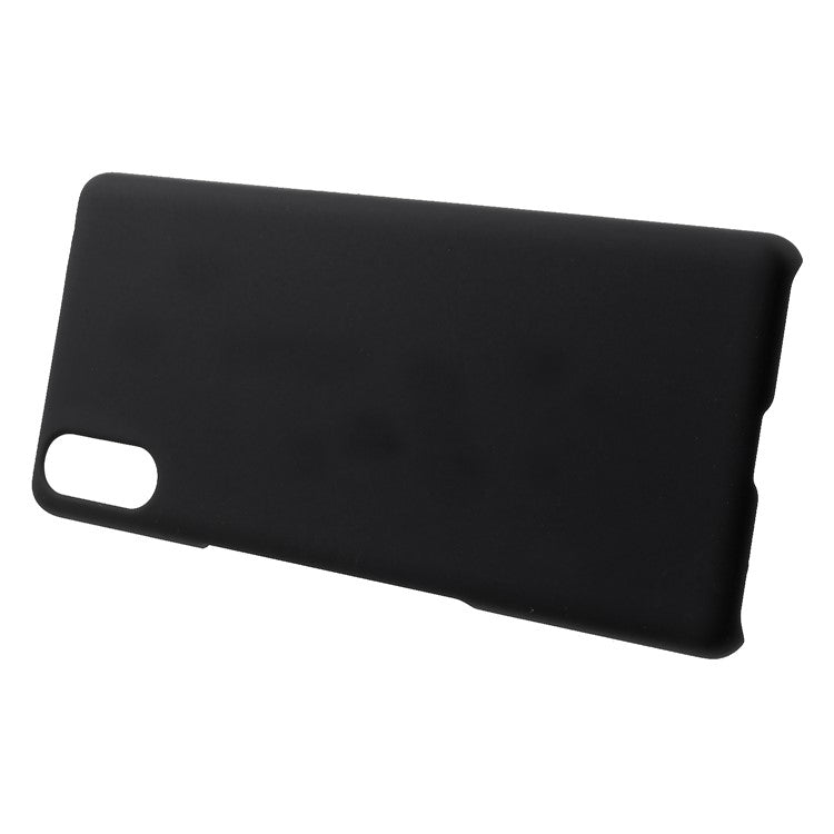 Rubberized PC Hard Cover for Sony Xperia L3 - Black