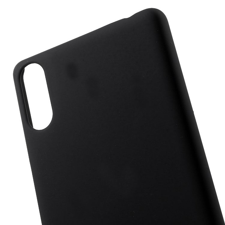 Rubberized PC Hard Cover for Sony Xperia L3 - Black