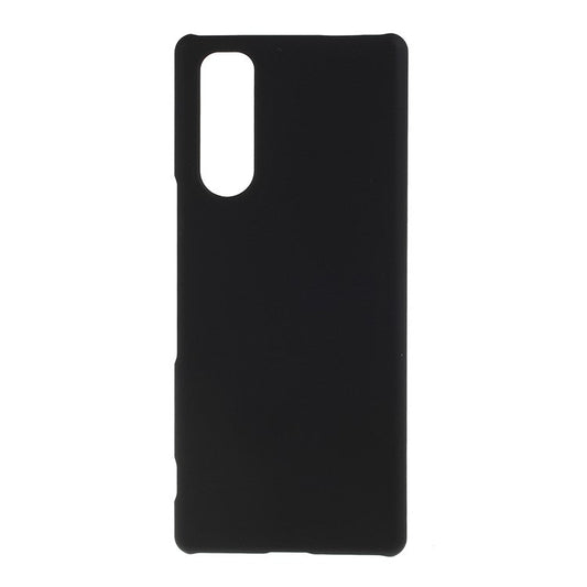 Rubberized Hard PC Case for Sony Xperia 5 - Black