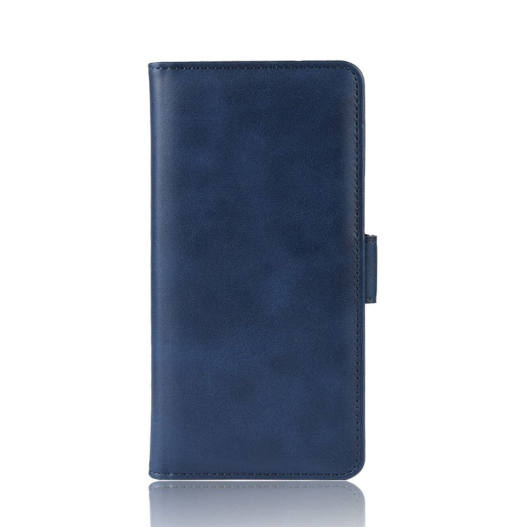Magnet Adsorption PU Leather Wallet Phone Case for Sony Xperia L3 - Blue