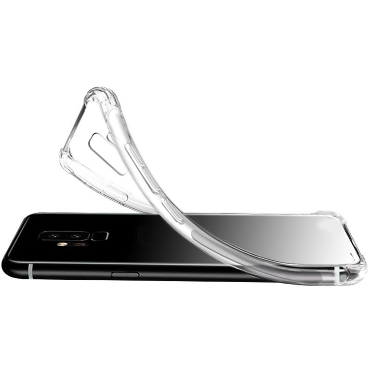 IMAK Silky Anti-drop TPU Soft Case + Explosion-proof Screen Film for Sony Xperia 5 - Transparent